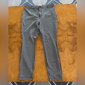 Maeve by Anthropologie LadiesBlack and White Checkered Gingham Leggings